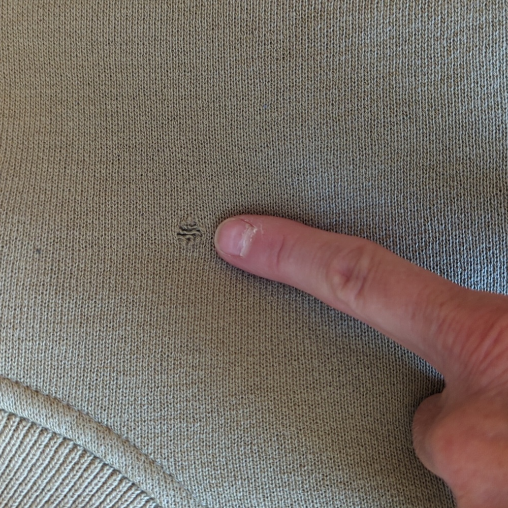 Oversized Vintage quarter zip Life is Good sweatshirt - Picture 5 of 7